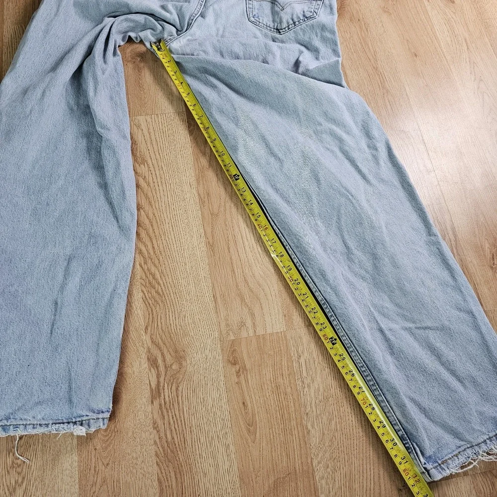 Levis 560 Comfort Fit Jeans Mens 36x34 Blue‎ Denim Pants Y2K Baggy Distressed
